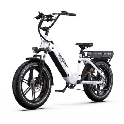 Bicicleta Elétrica OT08 Motor 500W Bateria 48V 18Ah Suspensão Dupla Pneus 20 x 4.0 Polegadas Travões Hidráulicos
