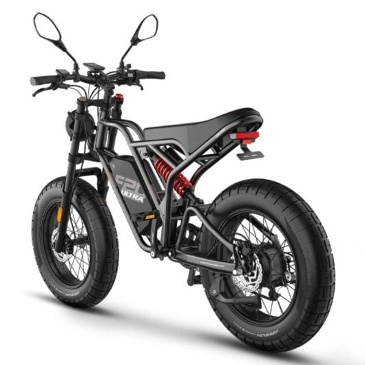 Bicicleta eléctrica 750W Motor Buje Suspensión Doble Batería 48V 25Ah Autonomía 100km