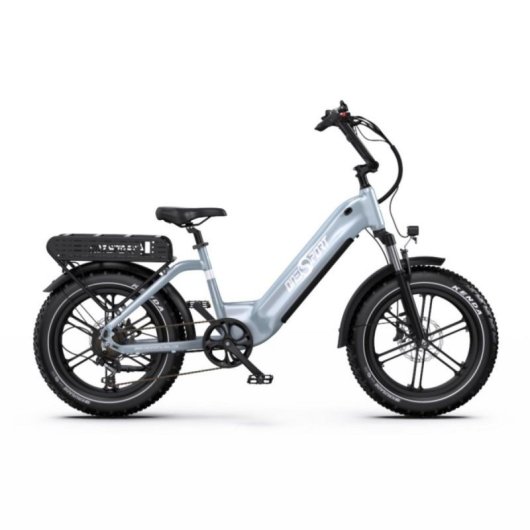 Bicicleta elétrica OT08 motor 500 W 48 V 18 Ah pneus 20 x 4.0 travões hidráulicos