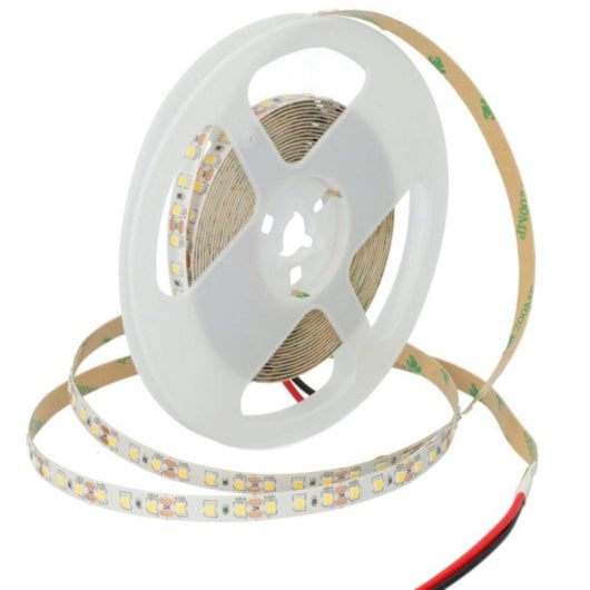 Tira LED interior SMD2835 120 LEDs/m luz blanca 6000K flexible y autoadhesiva