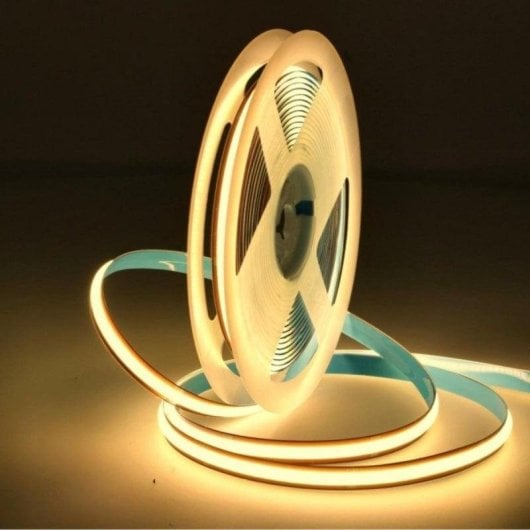 Tira LED JANDEI 12V 528 LED/m CRI>90 Free Cut IP20 8 mm Adhesivo 3M