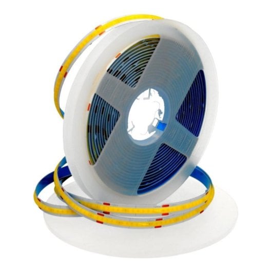 Tira LED COB 320 LED/m 5 m 4200K CRI>90 Blanco Natural Corte 2,5 cm 10W/m 8mm