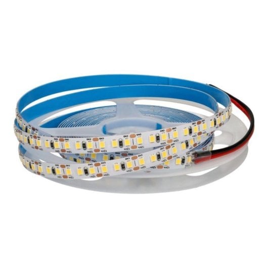 Tira LED SMD2835 12VDC 14.4W/m 3000K 5 metros 168 LEDs/m PCB 8mm CRI 80+