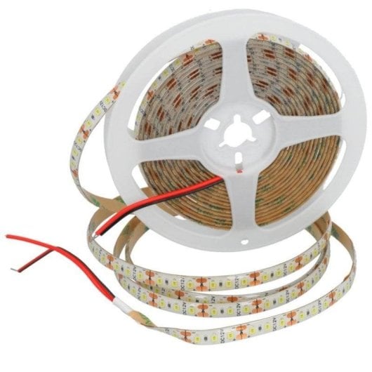 Tira LED JANDEI SMD2835 12V DC 3000K IP65 120LED/m Exterior Segmentável
