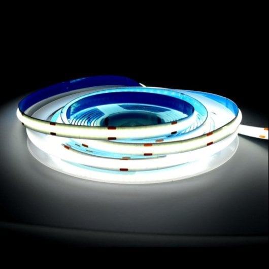 Tira LED COB Alta Densidad 320 LED/m 6000K CRI>90 5m Corte 2,5 cm 10W/m Adhesiva
