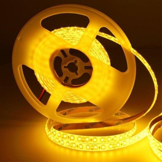 Fita LED JANDEI SMD2835 5m 120 Leds/m IP65 Branca com Transformador 60W 12V