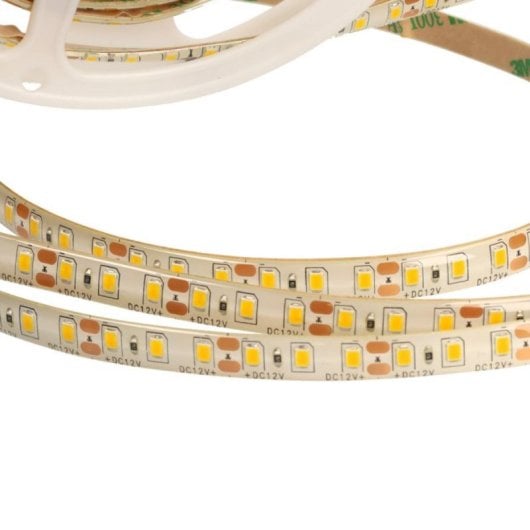 Tira LED SMD2835 120 Leds/m IP65 Flexible Blanca 5m con Transformador 60W 12V