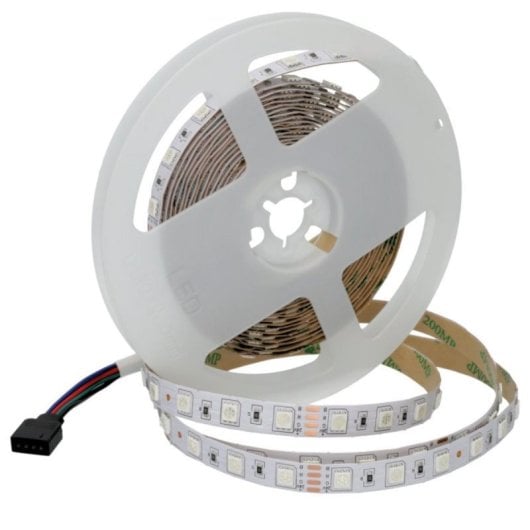 Tira LED interior 5 metros SMD5050 RGB 24V flexible 60 LEDs/m IP20