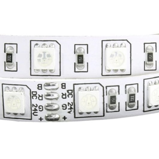 Tira LED interior 5 metros SMD5050 RGB 24V flexible 60 LEDs/m IP20