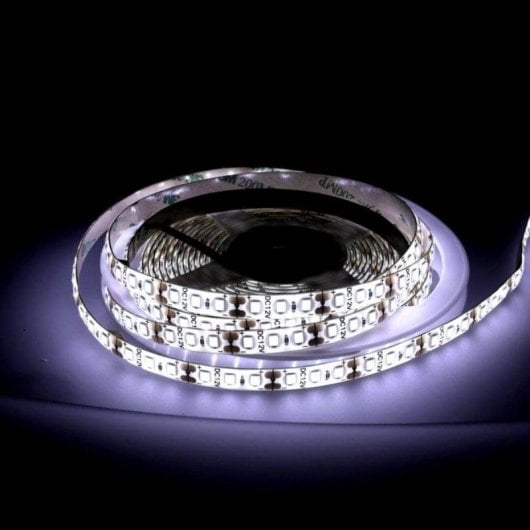 Fita LED JANDEI SMD2835 5m 120 Leds/m IP65 Flexível com Transformador 12VDC 60W