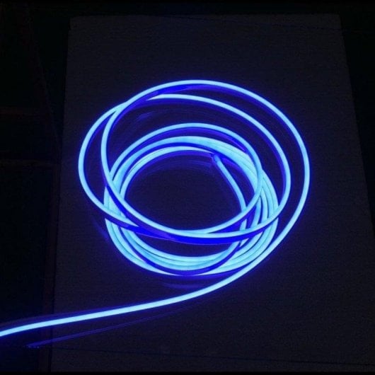 Fita LED Neón Flexível JANDEI Azul 5m 120 LEDs/m IP65 12V Fonte 60W
