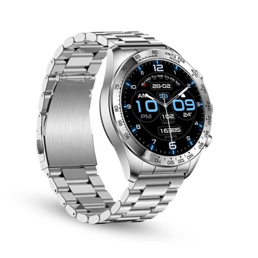 Ksix Elite Smartwatch, Pantalla Amoled 1.43", Autonomía 7 Días, Ip67, Modo Deporte Y Salud, Llamadas, Plateado