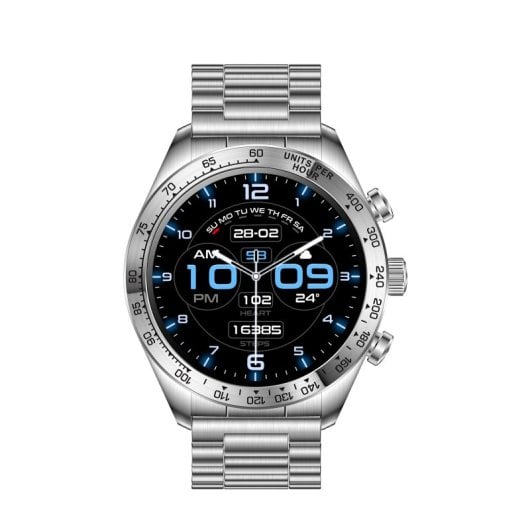 Ksix Elite Smartwatch, Pantalla Amoled 1.43", Autonomía 7 Días, Ip67, Modo Deporte Y Salud, Llamadas, Plateado