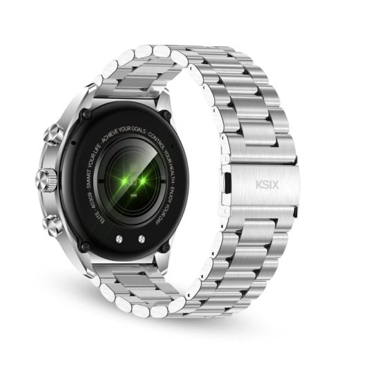 Ksix Elite Smartwatch, Pantalla Amoled 1.43", Autonomía 7 Días, Ip67, Modo Deporte Y Salud, Llamadas, Plateado