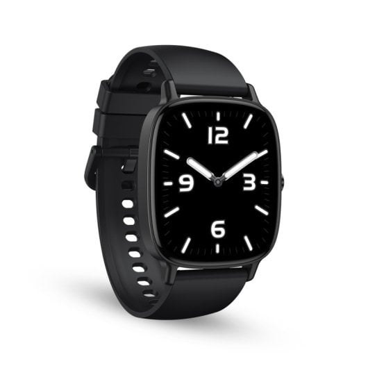 Smartwatch Ksix Pulse, ecrã de 1,83", bateria com duração de 7 dias, modo desporto e saúde, chamadas, IP68, preto