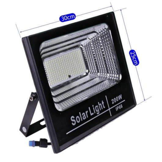Proyector LED Solar NATURE 200W 1250 lúmenes batería litio panel separado
