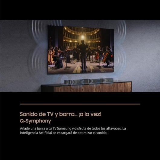 Barra de sonido Samsung HW-B650F/ZF Bluetooth 370W Q-Symphony Subwoofer Voice Enhance