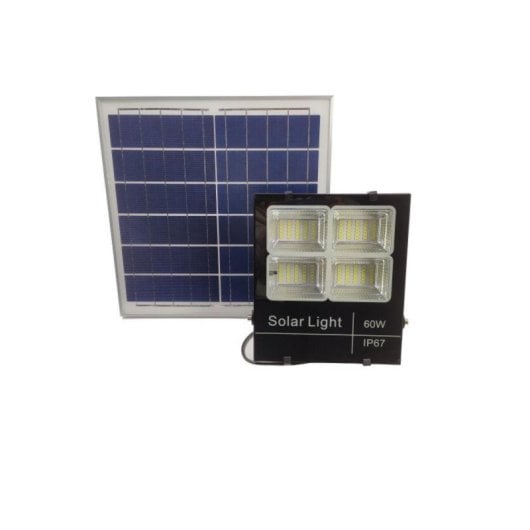 Proiettore LED Solare JNL-74411 60W 120 LED SMD5730 600lm Pannello Policristallino 12000mAh IP67 Telecomando