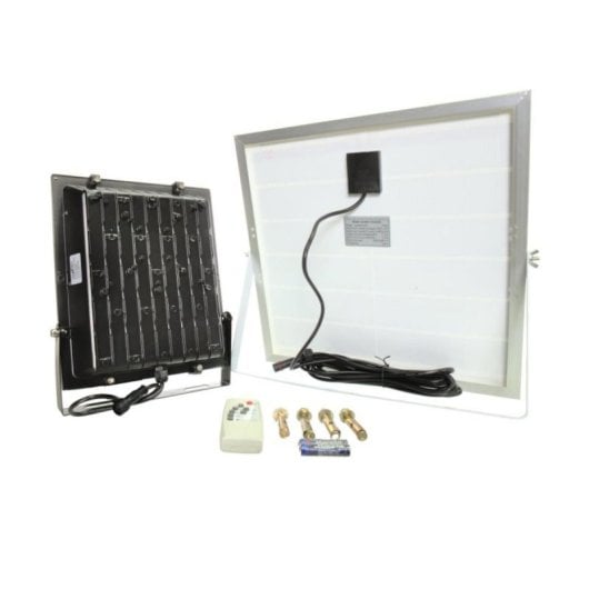 Proiettore LED Solare JNL-74411 60W 120 LED SMD5730 600lm Pannello Policristallino 12000mAh IP67 Telecomando