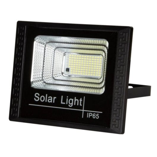 Proyector LED Solar 40W 550 lúmenes 114 LEDs 7500K con mando y panel separado