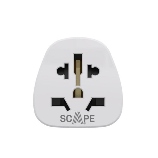 Adaptador universal Scape Travel 830 compacto para enchufes internacionales a Italia