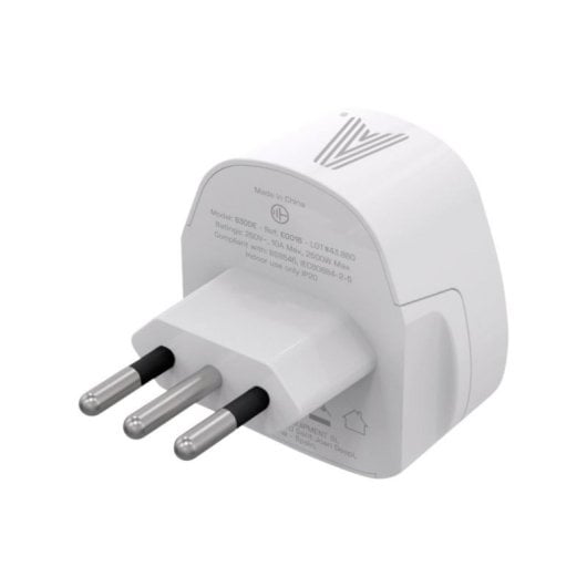 Adaptador universal Scape Travel 830 compacto para enchufes internacionales a Italia