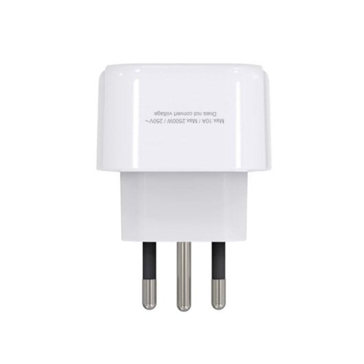 Adaptador de Enchufe Universal Europa a Italia Compacto Multienchufe Tipo C y F