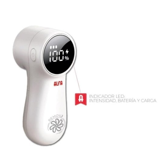 Quitapelusas eléctrico Remov3 3 velocidades, pantalla LED, batería 1200 mAh, USB-C