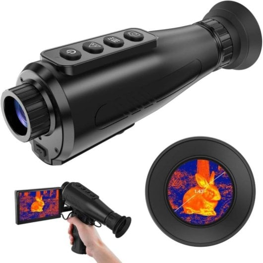 Monoculaire thermique GTshare 384x288 32 Go WiFi zoom 8x batterie 4000 mAh AI