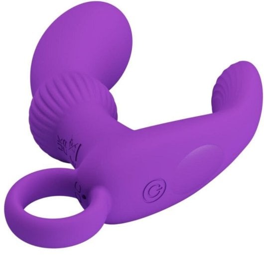 Masajeador de Próstata Pretty Love Vibratorio 12 Funciones Resistente al Agua Silicona