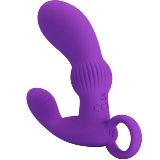 Masajeador de Próstata Pretty Love Vibratorio 12 Funciones Resistente al Agua Silicona