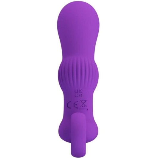 Masajeador de Próstata Pretty Love Vibratorio 12 Funciones Resistente al Agua Silicona