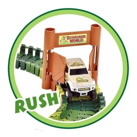 Flexibler Dinosaurier Circuit 240 Teile Storex Modifizierbar mit Autos und Zubehör
