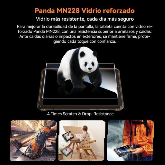 Tablet Blackview Active 5 WiFi + 4G 8,68" 6GB 128GB Schwarz con Teclado