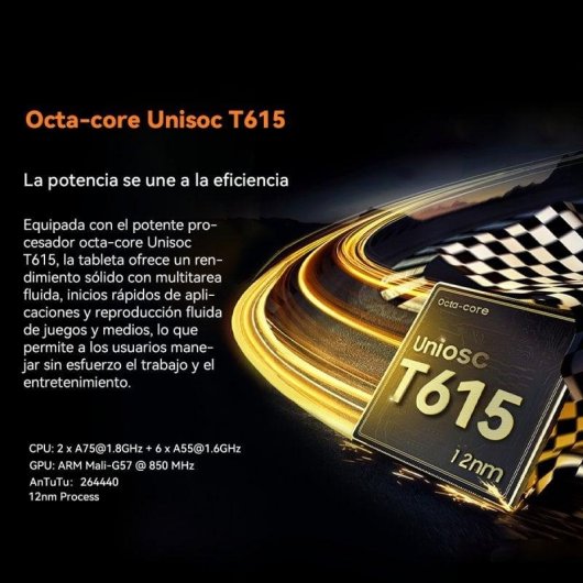 Tablet Blackview Active 5 WiFi + 4G 8,68" 8GB 128GB Naranja