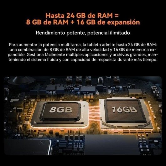 Tablet Blackview Active 5 WiFi + 4G 8,68" 6GB 128GB Arancione