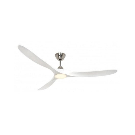 Ventilador de techo CasaFan 318062 DC 180 cm Blanco Cromo cepillado Slow Motion Mando