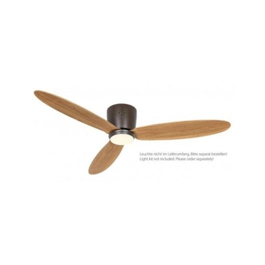 Deckenventilator DC Motor Smart Life Wi-Fi 132 cm 6 Geschwindigkeiten Fernbedienung slow motion Timer natur Eiche