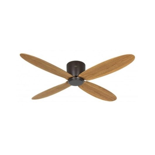 Deckenventilator DC Motor Smart Life Wi-Fi 132 cm 6 Geschwindigkeiten Fernbedienung slow motion Timer natur Eiche