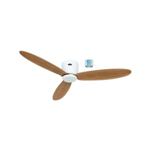 Ventilador de techo DC Wi-Fi Smart Life Ø132 cm mando 6 velocidades roble natural