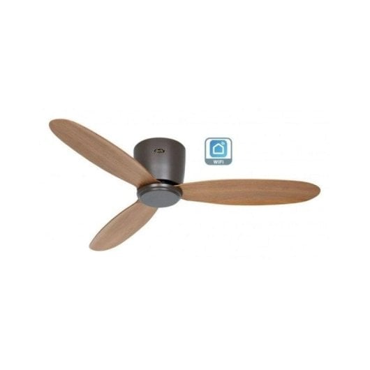 Ventilador de Teto CasaFan DC 112 cm Roble Natural Wi-Fi Smart Life 6 Velocidades