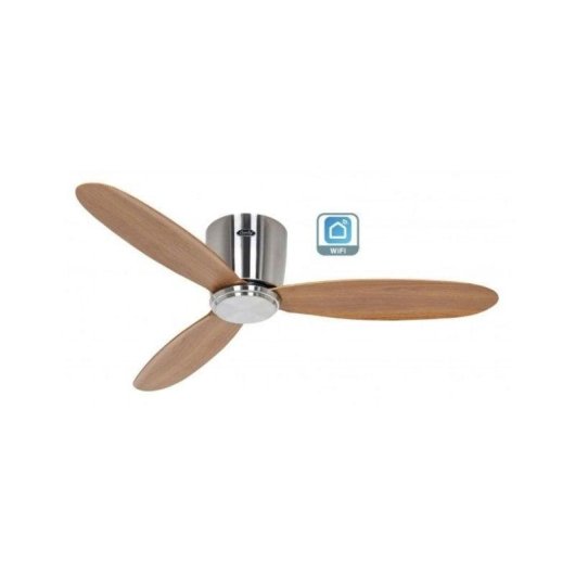 Ventilador de teto CasaFan Smart Life DC Wi-Fi 112 cm 6 velocidades roble natural