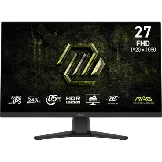 Monitor MSI 27" FHD 240Hz Rapid IPS HDR Adaptive-Sync AI Vision