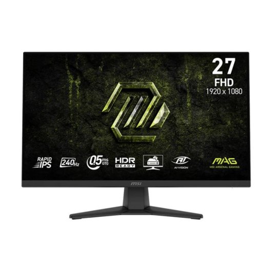 Monitor MSI MAG 272F X24 27" FullHD 240Hz Rapid IPS HDR Adaptive-Sync Antirreflexo 0,5ms