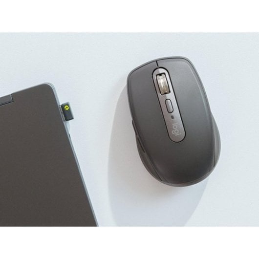 Souris Logitech sans fil 8000 DPI MagSpeed clic discret blanche