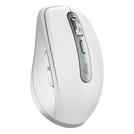 Souris Logitech sans fil 8000 DPI MagSpeed clic discret blanche