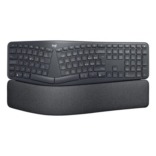 Teclado semimecánico Logitech ERGO K860 Business Layout IT ergonómico inalámbrico grafito