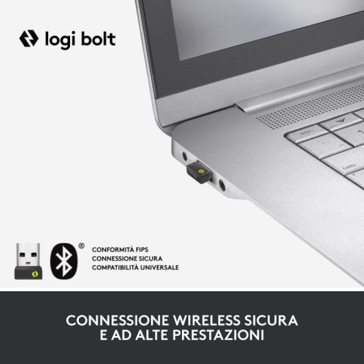 Teclado semimecánico Logitech ERGO K860 Business Layout IT ergonómico inalámbrico grafito