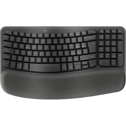 Teclado de membrana Logitech ERGO K860 Layout IT grafito inalámbrico ergonómico