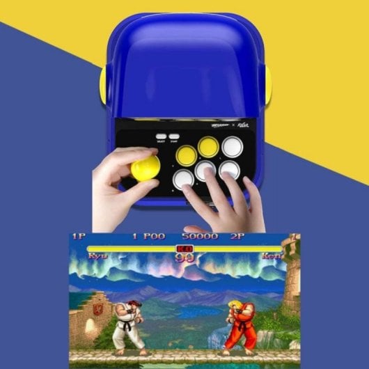 Unico Arcade Consola Capcom Retro Station Bartop com LCD 8"